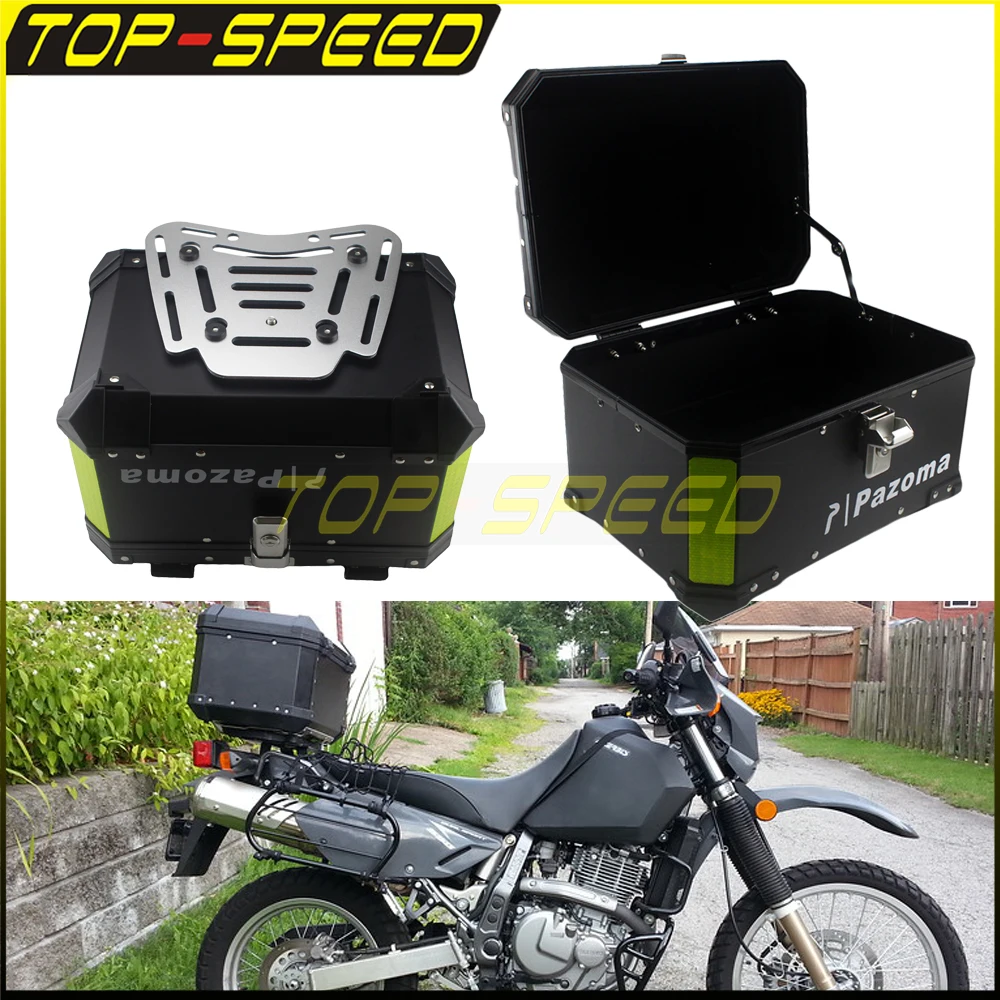 Универсальные 45 литровые багажные задние Чехлы для BMW R1200 Honda Suzuki Kawasaki Topcase Cruiser