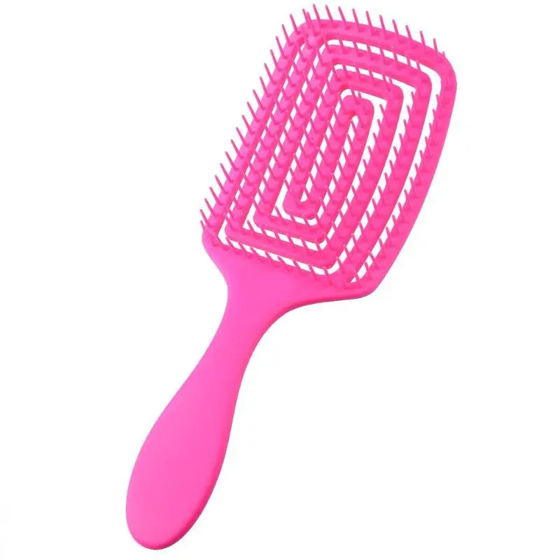 Прочная щетка для волос Массажная Расческа кожи головы полый женский салонный