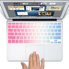Для Apple Macbook БелыйAir 13Pro 13 15(CD-ROM)RETINA дисплей 13 15 ноутбук-Силиконовый водонепроницаемый чехол для клавиатуры с американской раскладкой