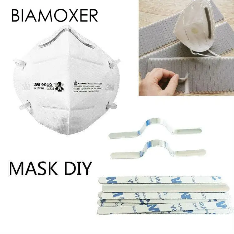 100 шт. 85 мм алюминиевая полоска для моста носа губка защиты лица DIY аксессуары