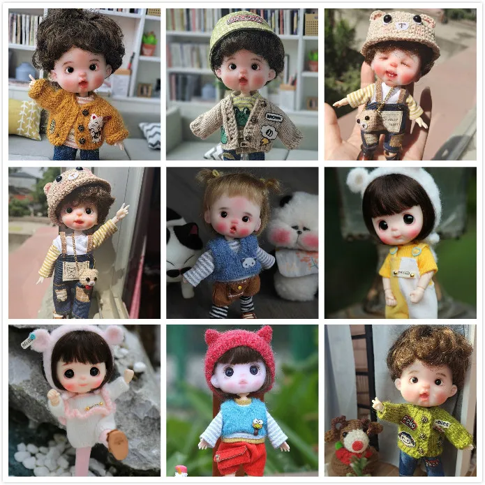 Кукла OB11 на заказ 1/8 BJD куклы OB DIY кукла из полимерной глины мини-кукла | Игрушки и