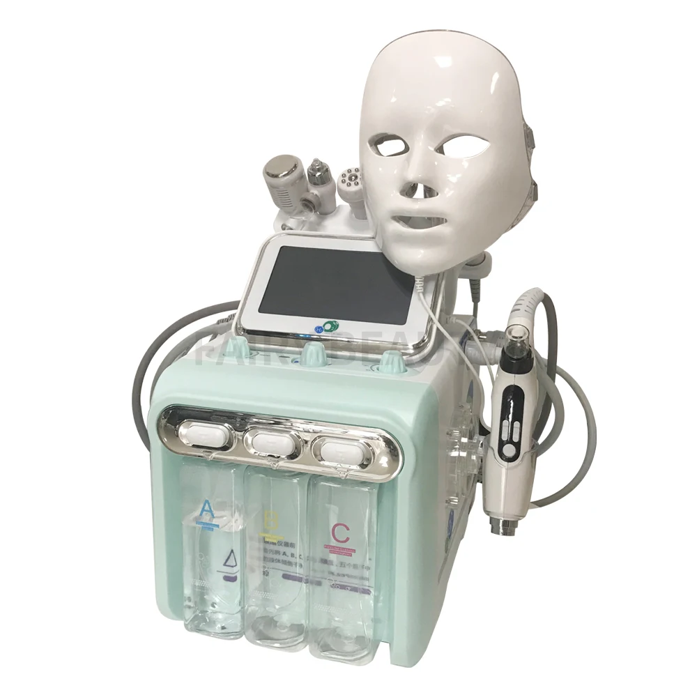 Аппарат для алмазной мкродермабразии 8 в 1 вакуумное удаление черных точек уход