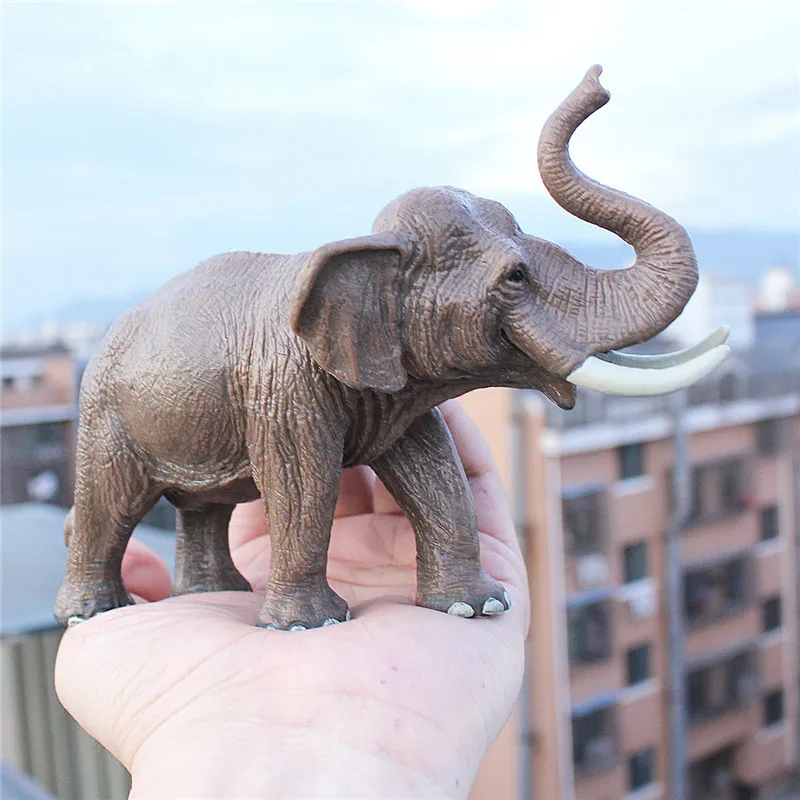 

Simulated Wild Animals African Elephant Model Realistic Plastic Action Figure for Kids' Collection Science Educational Hot Toys
