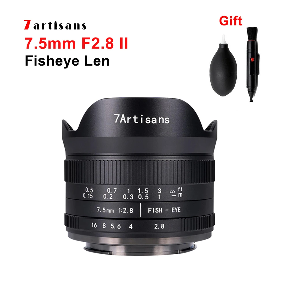 Ультраширокоугольный объектив рыбий глаз для Sony E mount A7 A7II fuji XF Nikon Z | Электроника