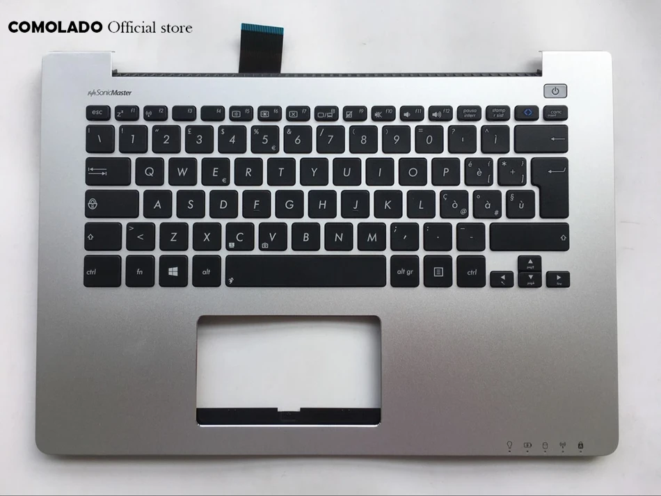 Итальянская Клавиатура для ноутбука в Болгарию ASUS S300 S300C S300SC S300K S300Ki с корпусом C