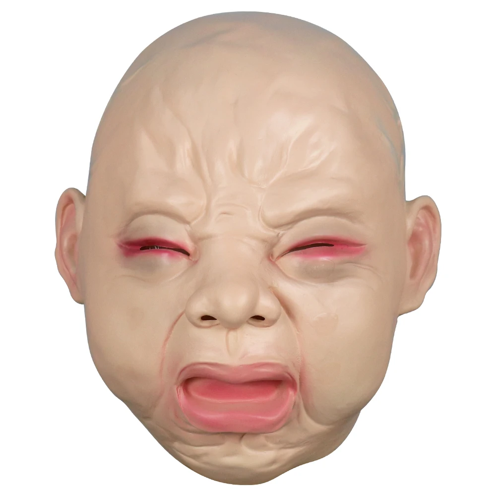 Детская маска из латекса с принтом плача | Дом и сад