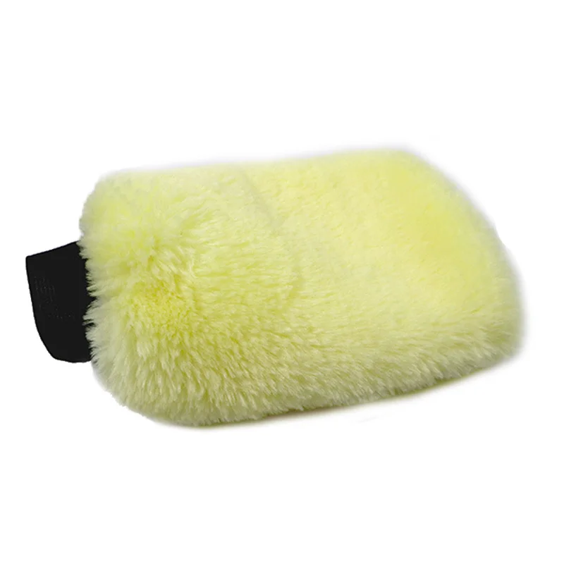 Новая двухсторонняя шерстяная перчатка для автомобильной мойки щетка чистки