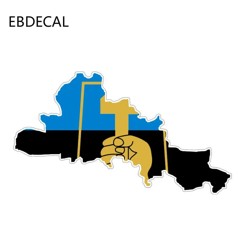 EBdecal Russia Flag Map For Auto Car/Bumper/Window/Wall Decal Sticker Decals DIY Decor CT11693 | Car Stickers