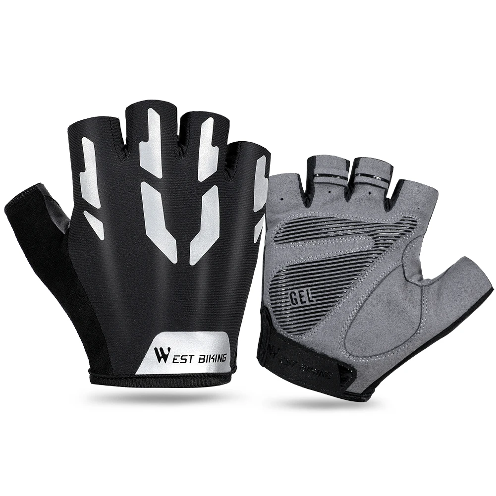 

WEST BIKING 1 пара на открытом воздухе Альпинизм противоскользящие перчатки велосипедные перчатки для сенсорного экрана с защитой от Экран анти-...