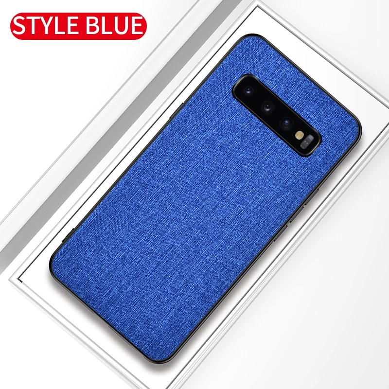Тканевый чехол для Samsung galaxy S10 S8 S9 Plus Lite S10E S7 edge Note 8 9 10 Pro мягкие силиконовые