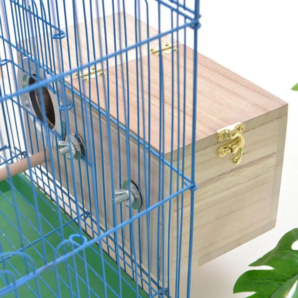 pet bird house parakeet nest box bird house budgie wood breeding box for lovebirds parrotlets mating box free global shipping