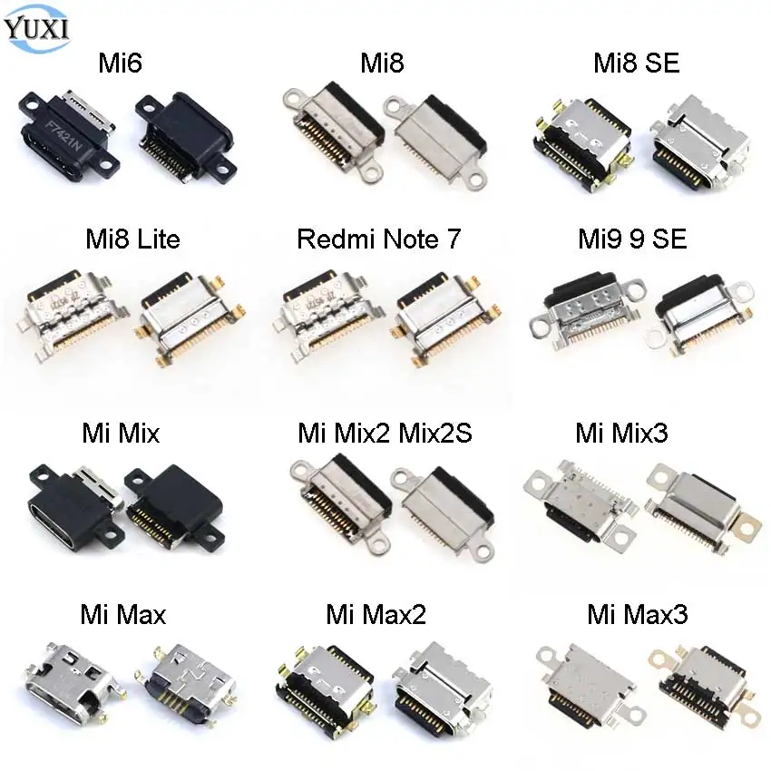 1 шт. разъем для зарядки Type C док станция Micro USB порт Xiaomi Mi 9 SE 8 Lite 6 Max Mix 3 2 Redmi Note