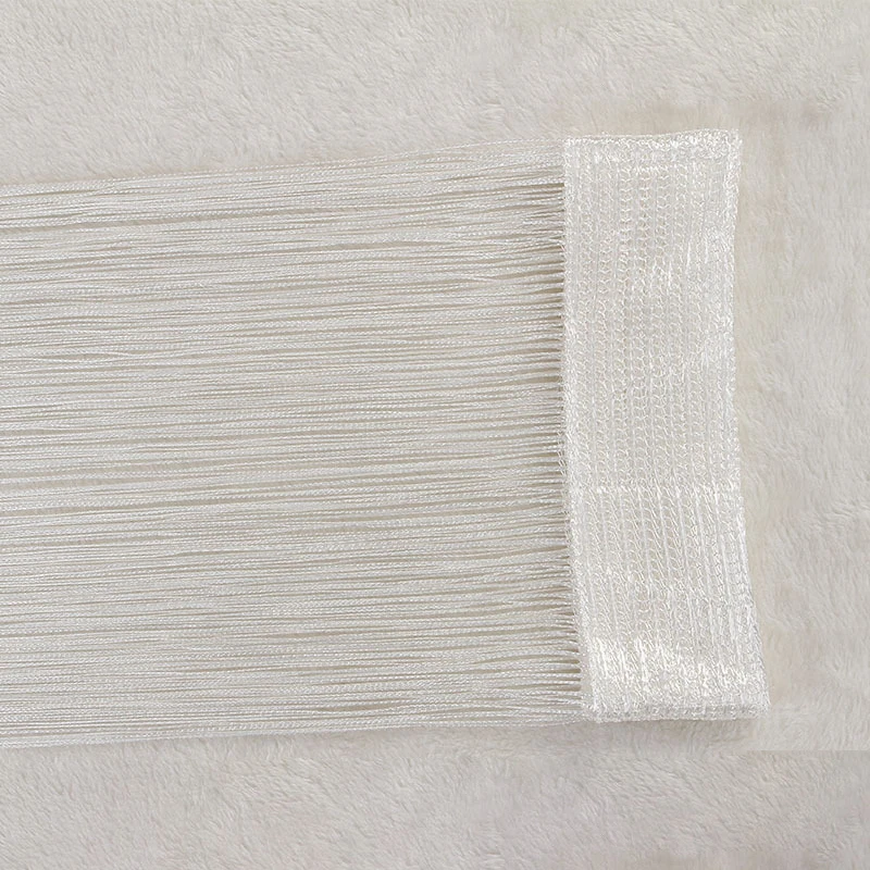 Европейский и американский стиль одноцветные занавески в полоску Белая пустая