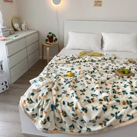 coral fleece blanket summer thin office shawl ins nap blanket air conditioning blanket quilt bed sheet