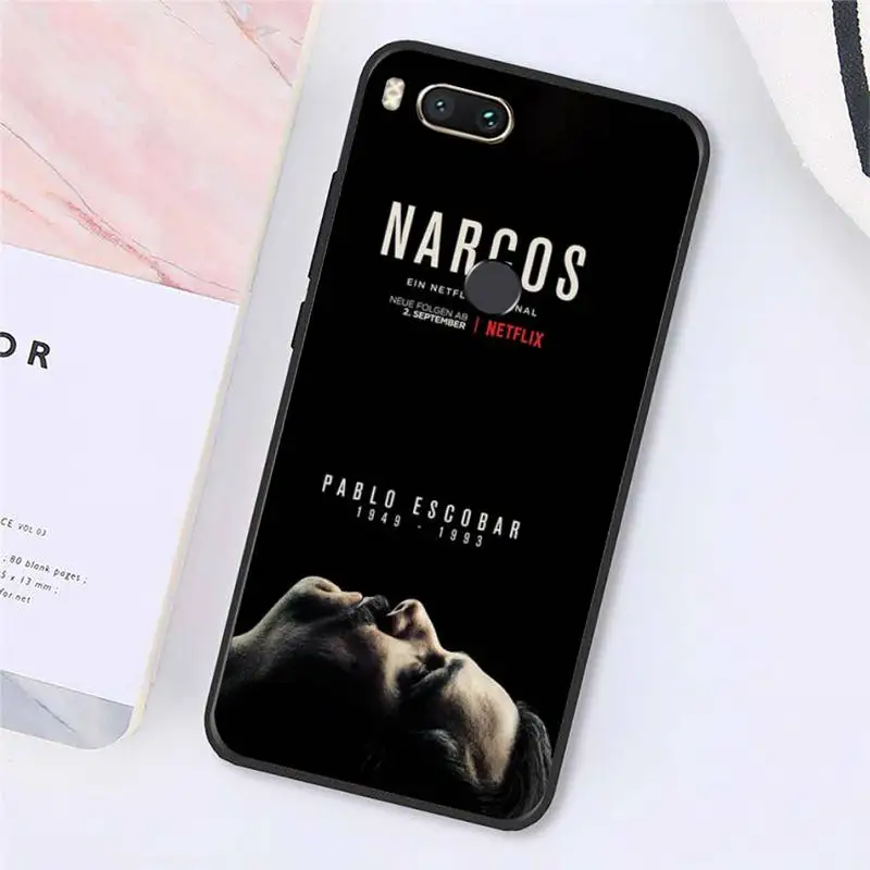 

Narcos hot tv show Phone Case For Xiaomi Redmi note 7 8 9 t k30 max3 9 s 10 pro lite Luxury brand shell funda coque