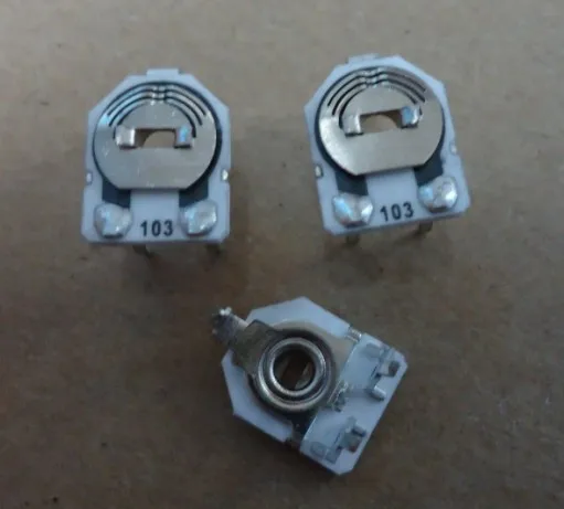 

5pcs Ceramic Glass Glaze High Temperature Resistant Adjustable Resistance Trimmer Potentiometer G085M-10K 2M