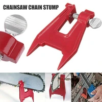 stump vise saw chain sharpening filing tool bar clamp chainsaw accessories filing professional saw chain holder saw chain