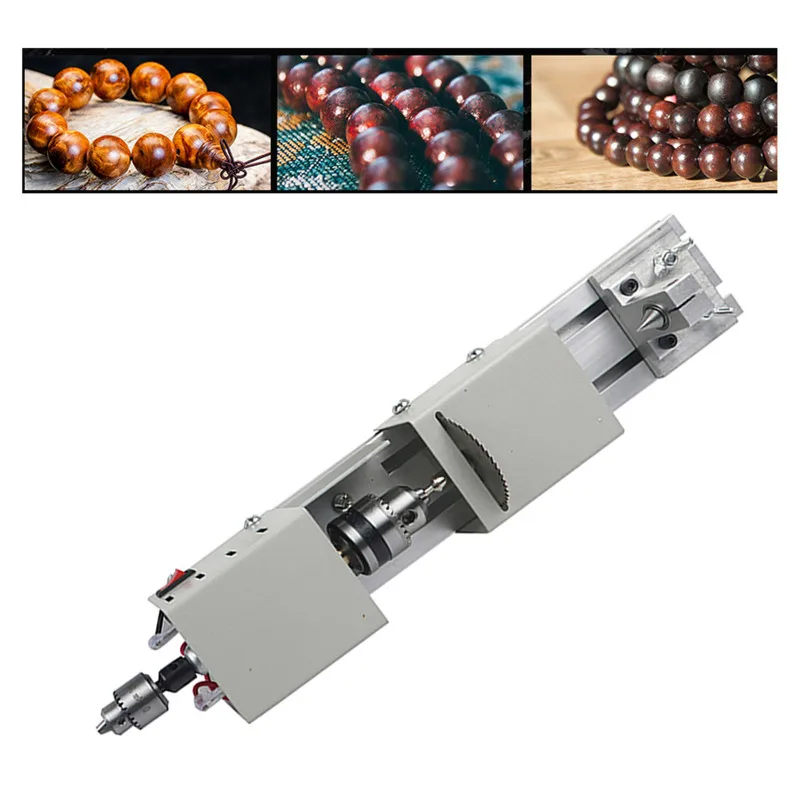 DIY деревообрабатывающий миниатюрный токарный станок с жемчугом Будды