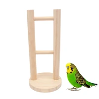 wooden parrot stand perch climbing training playing stand bird cage toys parrot playing ladder standing racks ladder