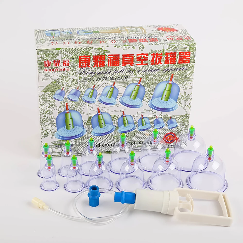 

12pcs/set Chinese Traditional Cupping Cup Manual Body Back Arm Therapy Vacuum Cups Massage Suction Cup Health Care