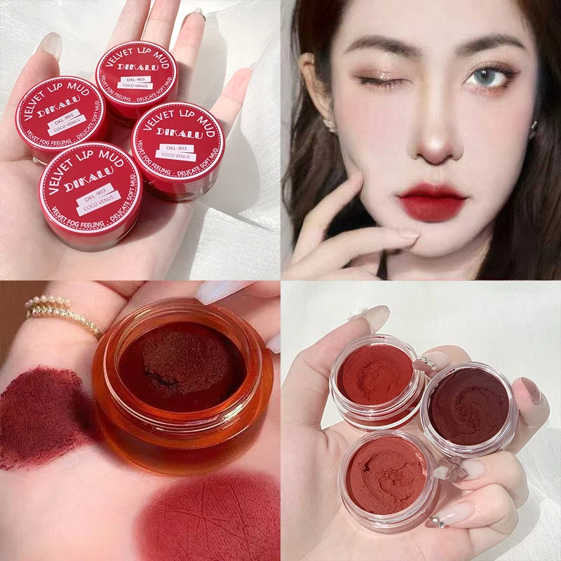 

Fashion Korean DIKALU Lipstick V Cutting Two Tone Tint Silky Moisturzing Nourishing Lipsticks Balm Velvet Matte Lipstick