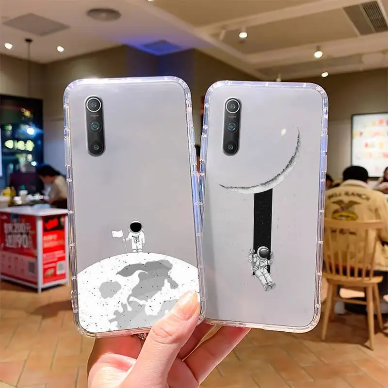 

Cute Astronaut Pattern Phone Case For Samsung s7 s8 s9 s10 s20 s4 s5 s6 a71 a21 a20 plus lite edge Fundas Coque phone case
