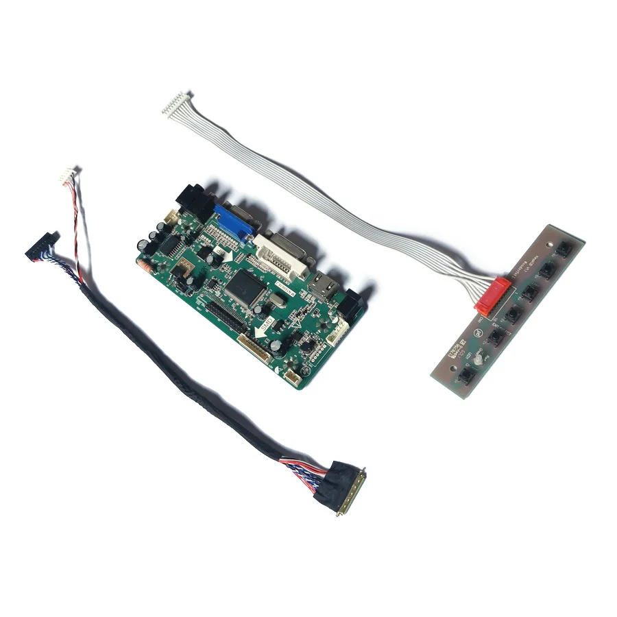 

Fit LTN156AT02-A02/A04/D01/D04/D09 40 Pin LVDS Matrix 60Hz WLED 1366*768 VGA DVI M.NT68676 Monitor Controller Board DIY Kit