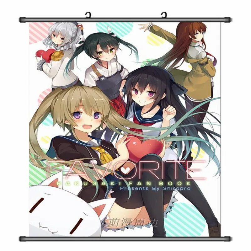 

Японские декоративные изображения аниме Ao no Kanata no Four Rhythm Asuka Kurashina & Mashiro Arisaka домашний Декор настенный прокрутка постер