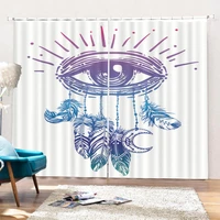 dreamcatcher curtains for living room bedroom colorful blackout curtain window treatment drapes home decor