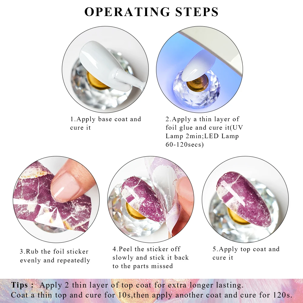 

MEET ACROSS Transfer Gel Nail Polish Kit Need Tranfer Sticker For Manicure Nail art Set Gel lacquer Base top Coat Varnishes