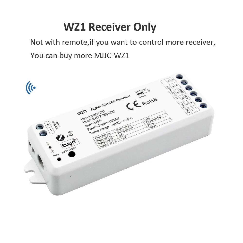 

Диммер MJJC WZ1 Zigbee для светодиодной ленты