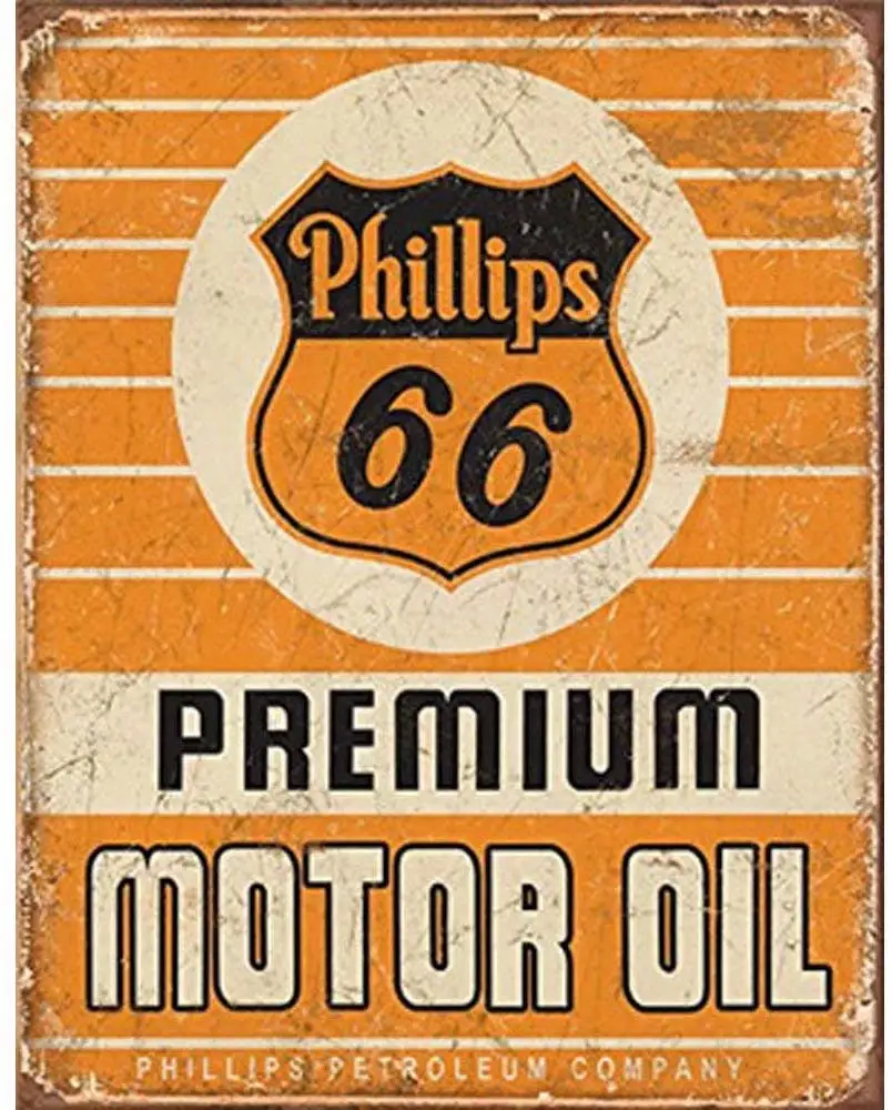 FlowerBeads старинные пластины со знаками Phillips 66 моторное масло настенные таблички
