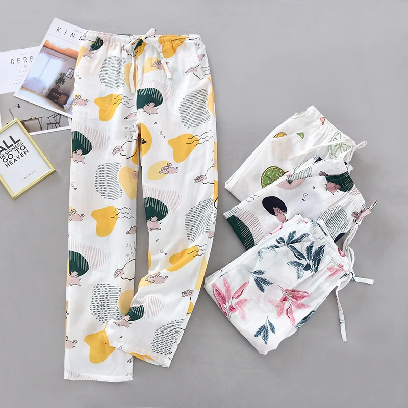 

100% Cotton Pajama Pants Women Pants Pajama Home Pants For Women 21-216