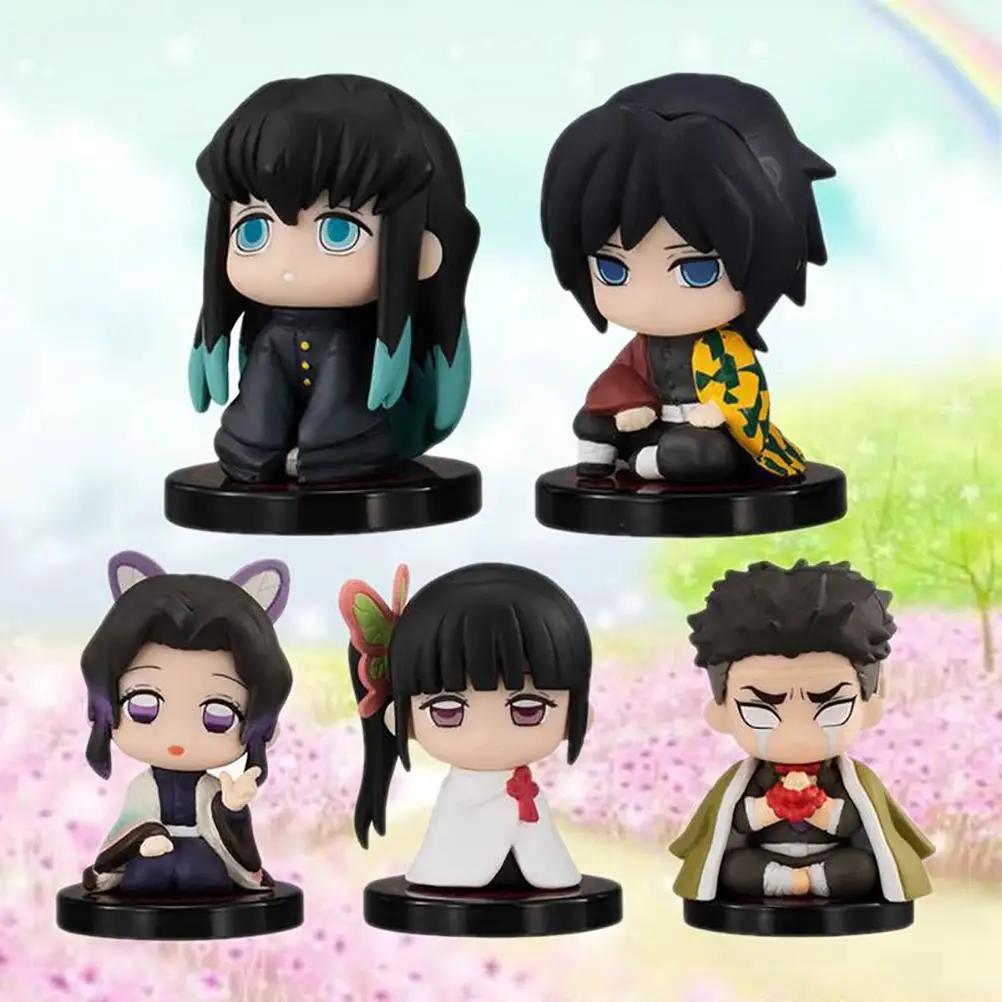 

Demon Slayer Anime Character Doll Cartoon Doll Ornaments PVC Ornaments for Bedroom Bedside Living Room