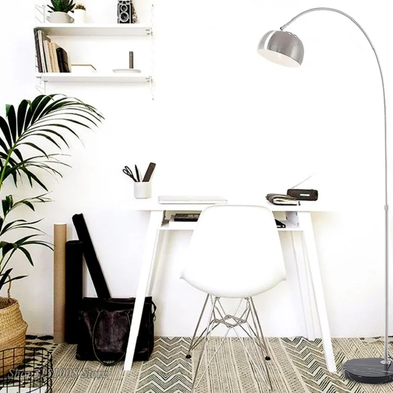 Напольный светильник из нержавеющей стали креативный для рыбалки гостиной