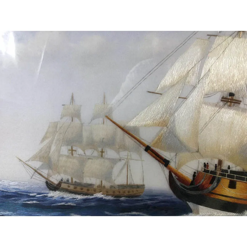 Ручная отделка картины для украшения стен 40*60 см вышивка Сучжоу художественная