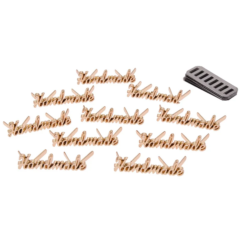 10 шт. металлические этикетки для джинсов и обуви|Этикетки одежды| |