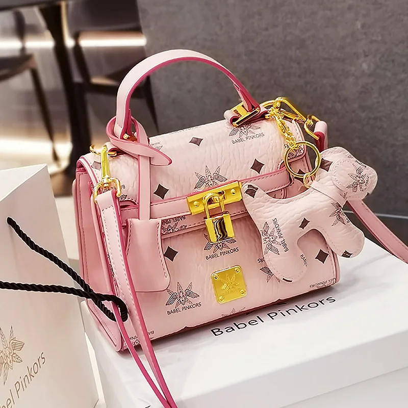

2021Small Square Female New Trendy Carriage Bags Printed Brand Original Design Handbags For Women Fashion Ladies Portable