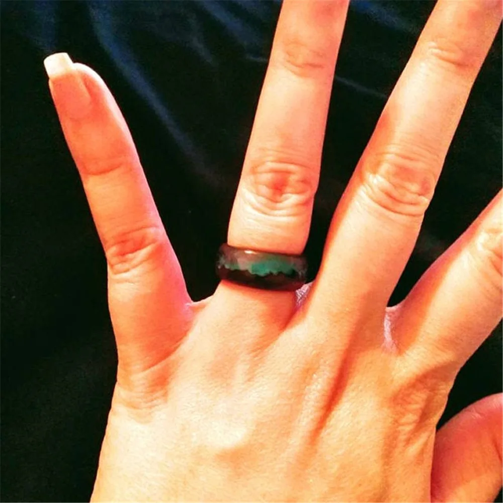 Светящееся кольцо творческий Нержавеющая сталь дракона световой светящиеся в