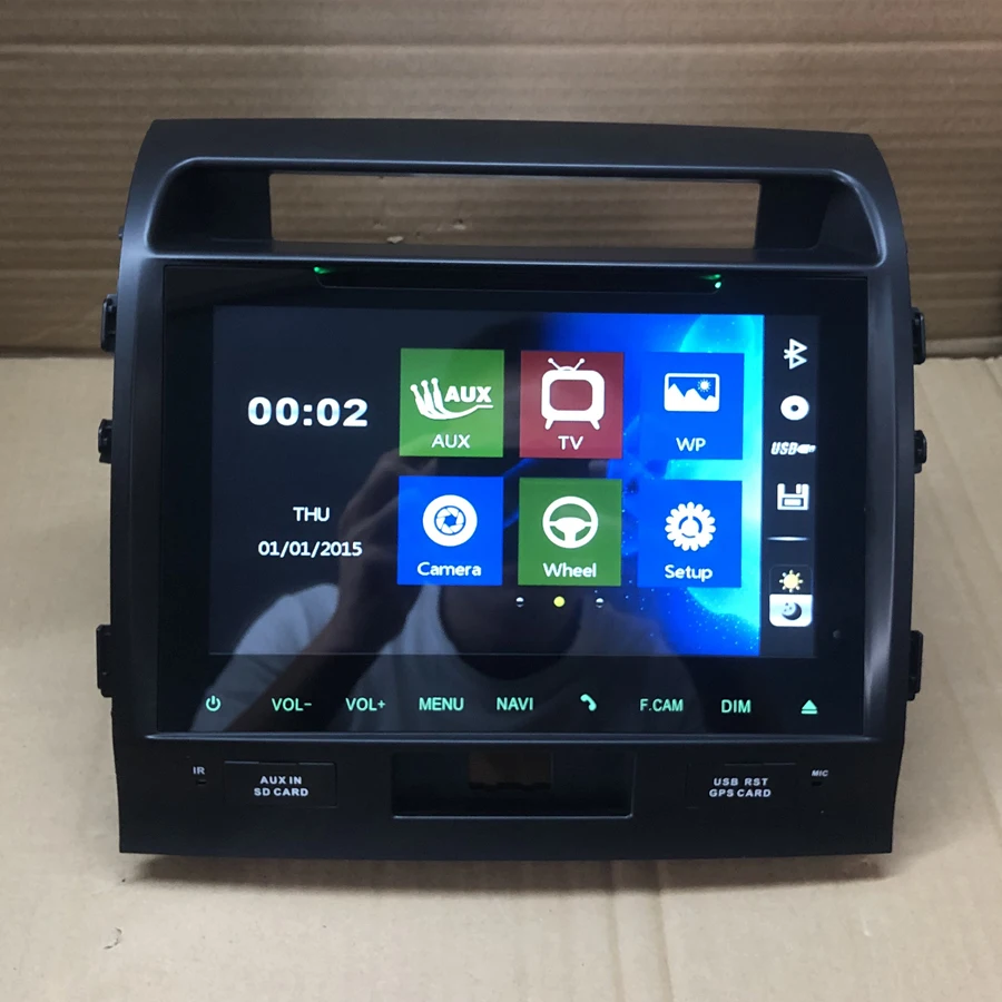 BYNCG 2DIN 9INCH Car DVD Multimedia Player GPS Navigation For Toyota Land cruiser 200 Radio Stereo Head Unit SD USB BT|Автомагнитолы| |