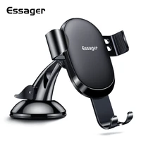 essager gravity phone holder universal car phone holder for smartphone mount holder car cell mobile phone stand accessory