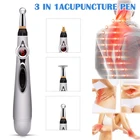 Электронная ручка для иглоукалывания, электрическая лазерная терапия, лечебный массаж, меридианная энергетическая ручка, инструменты для снятия боли, 2020