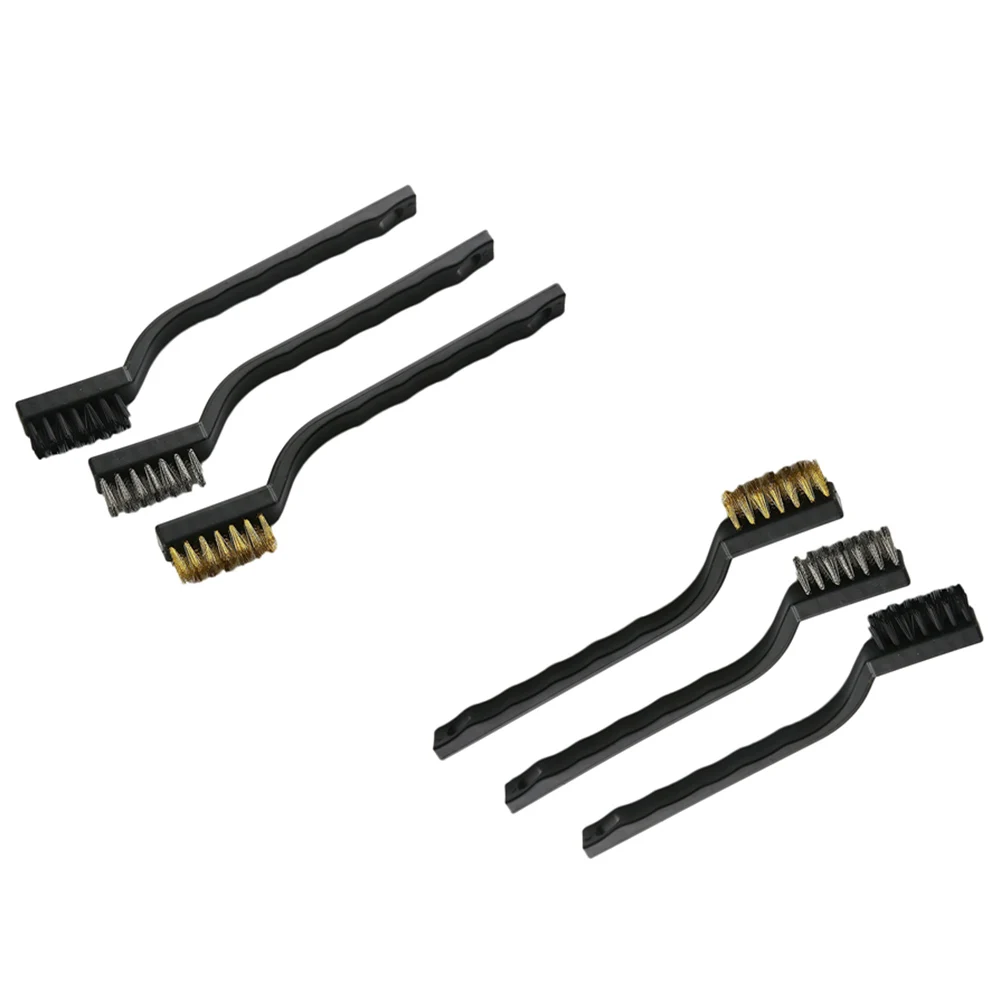 3 вида высоты каблука Очистки рисовальная нейлоновая кисть из латуни Проволока