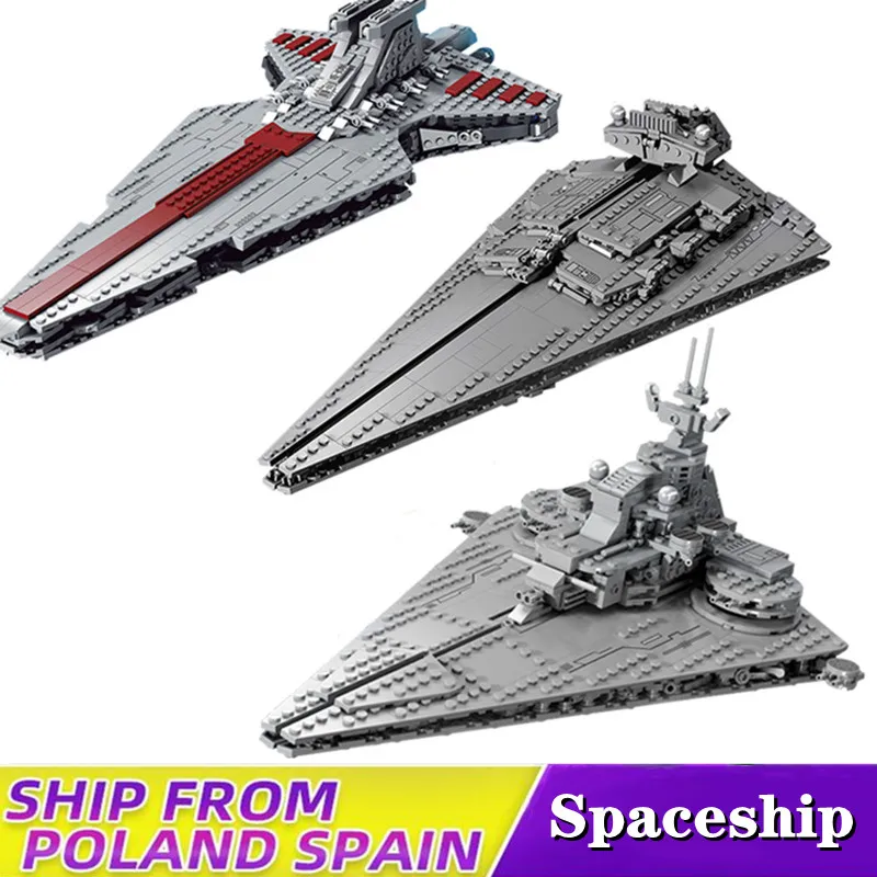 

Yeshin Star Plan Toys The Imperial Star Destroyer Republic Attack Cruiser Compatible With 05027 05077 Building Blocks Bricks