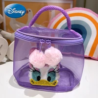 disney donald duck hollow portable hand carrying toiletry bag girl heart cosmetic bag swimming fitness carrying bag tote bag