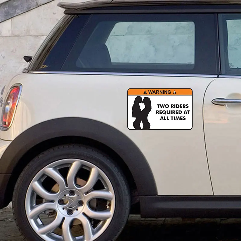 Красивая Автомобильная наклейка для девочек предупреждающий знак ПВХ