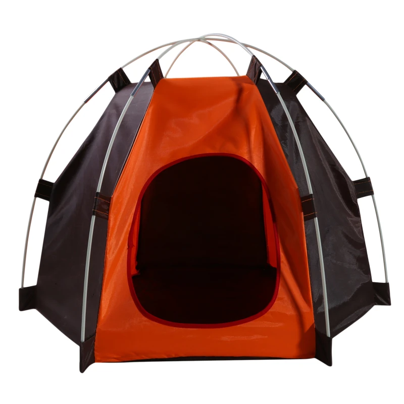 Складная палатка для домашних животных переносная в горошек кошек и маленьких