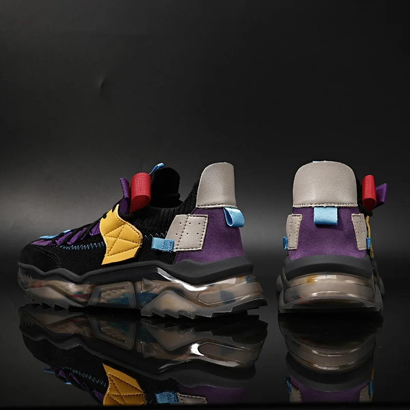 

Кроссовки мужские с поп-кукурузной подошвой, Повседневная Удобная обувь, для ношения на улице, трендовые, модная обувь