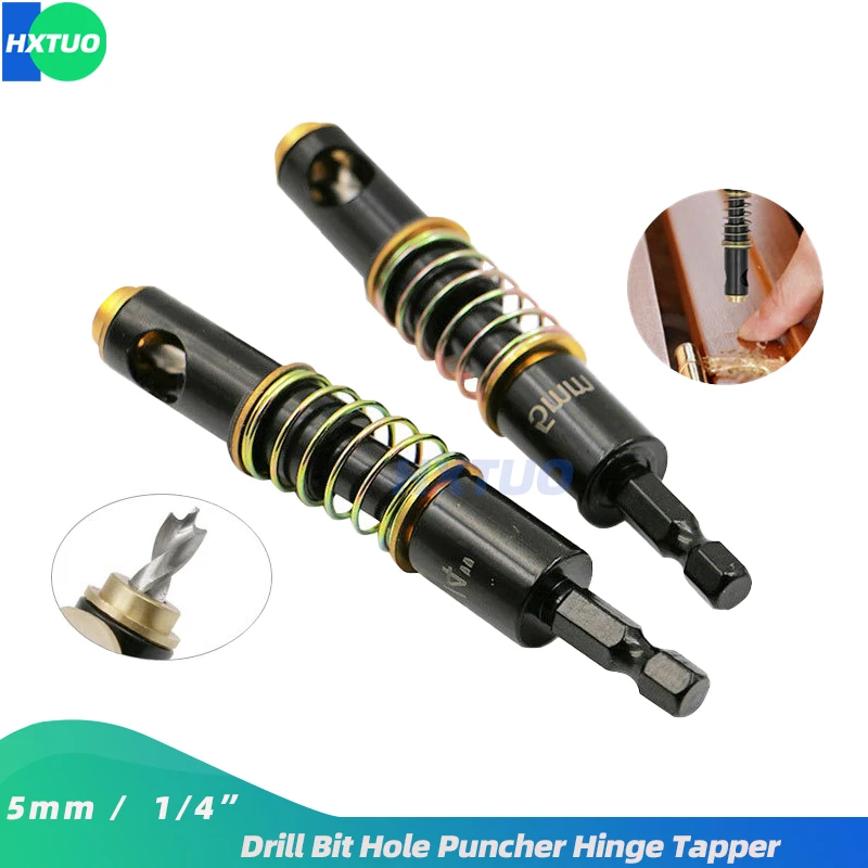 

Core Drill Bit Set Hole Puncher Hinge Tapper for Doors Self Centering Woodworking Power Tools