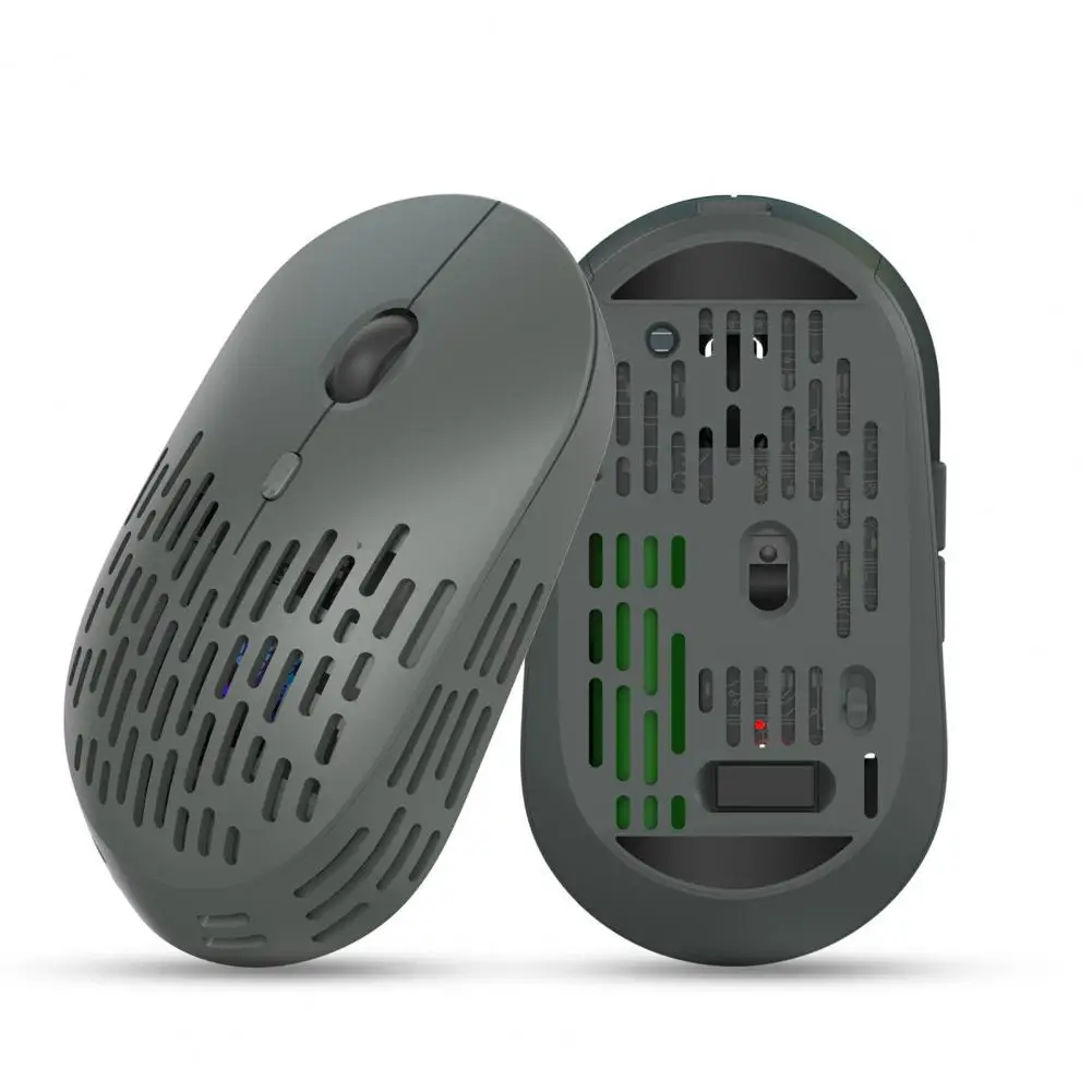 

6 Buttons 1600dpi 2.4G Luminous Hole Rechargeable Wireless Mute Gaming Mouse